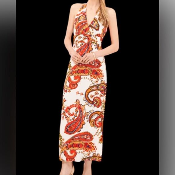 VINCE CAMUTO
Women's Paisley Halter-neck Maxi Dress - Picture 1 of 6